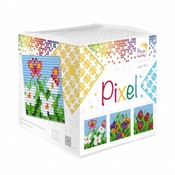 Cube Scénette Fleurs